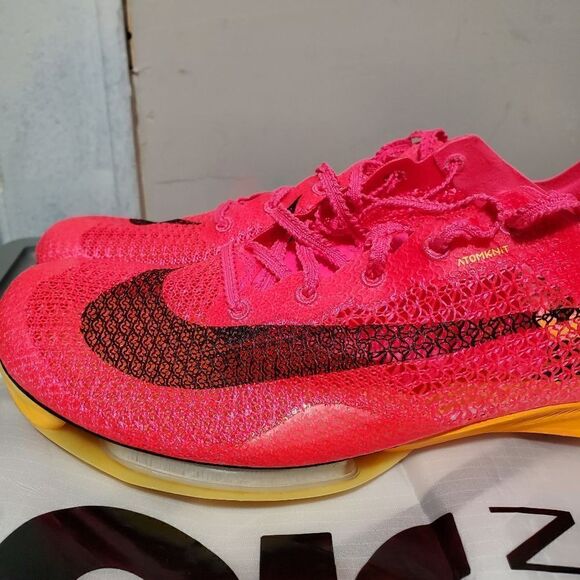 Nike Air Zoom Victory Track Spikes Mens Size 9 Hyper Pink Orange CD4385-600 - Picture 11 of 11